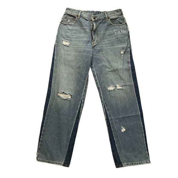 Revolve SER.O.YA W30 L31 Maggie Mid Rise Vintage Straight Cotton Jean Mojave NWT